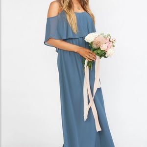 Show Me Your Mumu Caitlin Ruffle Maxi Dress NWT